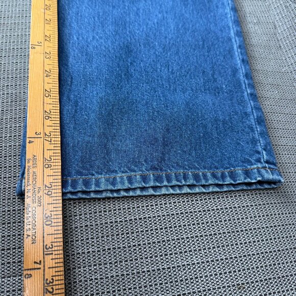 Duluth Trading Mens 44x30 Blue Relaxed Fit Denim Jeans - Picture 7 of 8